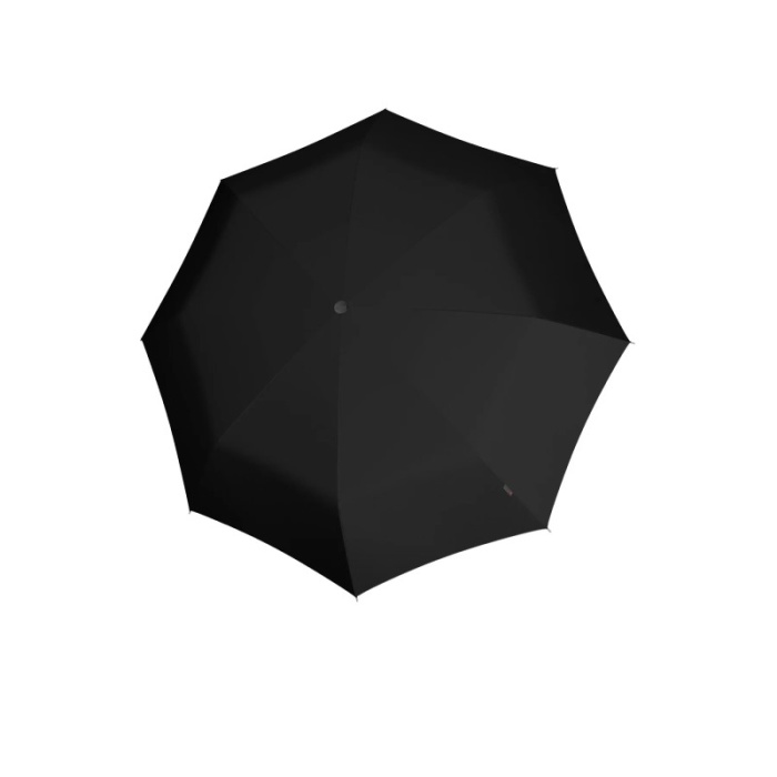 Knirps A.760 Medium Crook-Handle Stick Umbrella (Black)